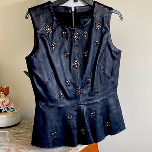 Leather Evening ♣️Top